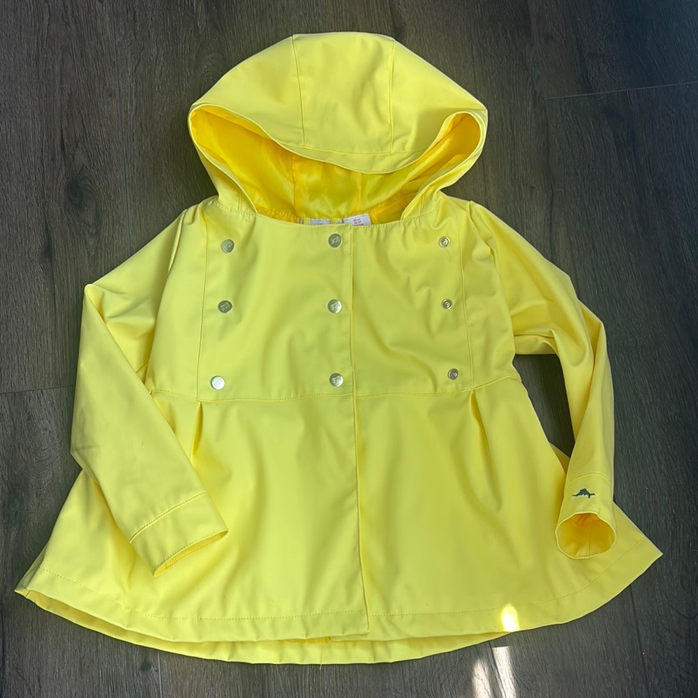 Tommy Bahama Yellow Raincoat Lightweight Water-Resistant